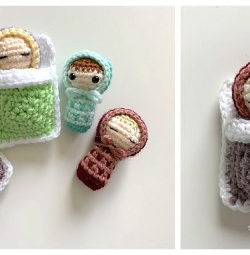 Baby Doll Play Set Free Crochet Pattern