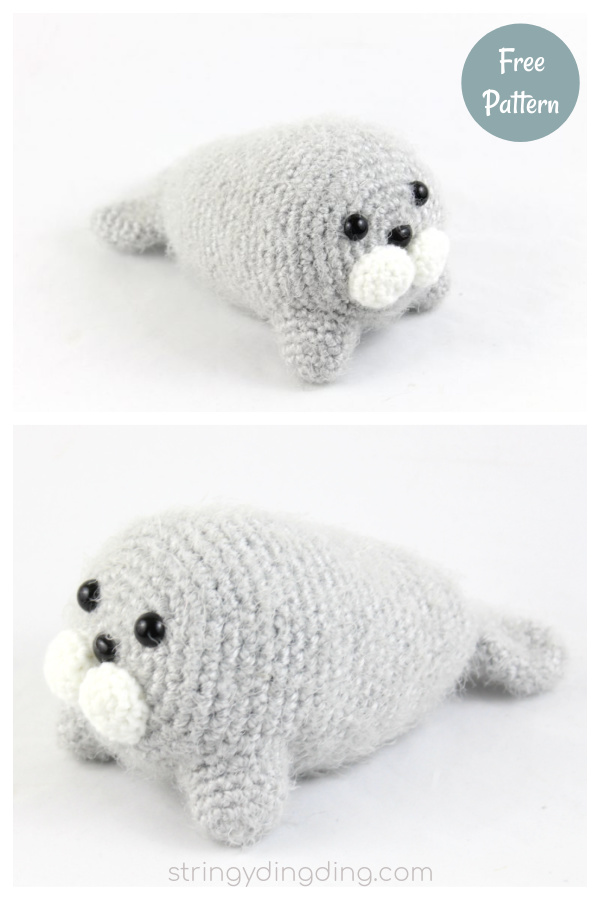 Baby Seal Amigurumi Free Crochet Pattern