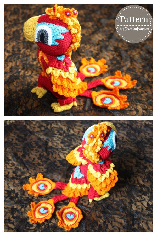 Blaze the Phoenix Crochet Pattern