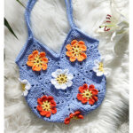 Blooming Flower Bag Free Crochet Pattern