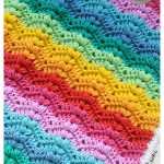 Bobble Ripple Baby Blanket Free Crochet Pattern