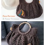 Coco Cocoon Handbag Free Crochet Pattern and Video Tutorial