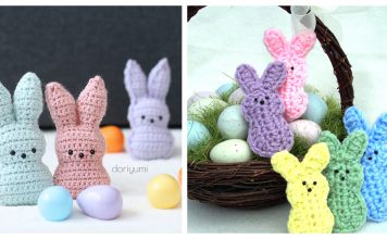 Easter Bunny Peeps Free Crochet Patterns