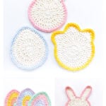 Easter Coaster Set Free Crochet Pattern