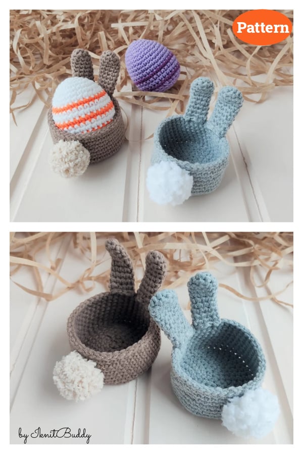 Easter Egg Basket Crochet Pattern