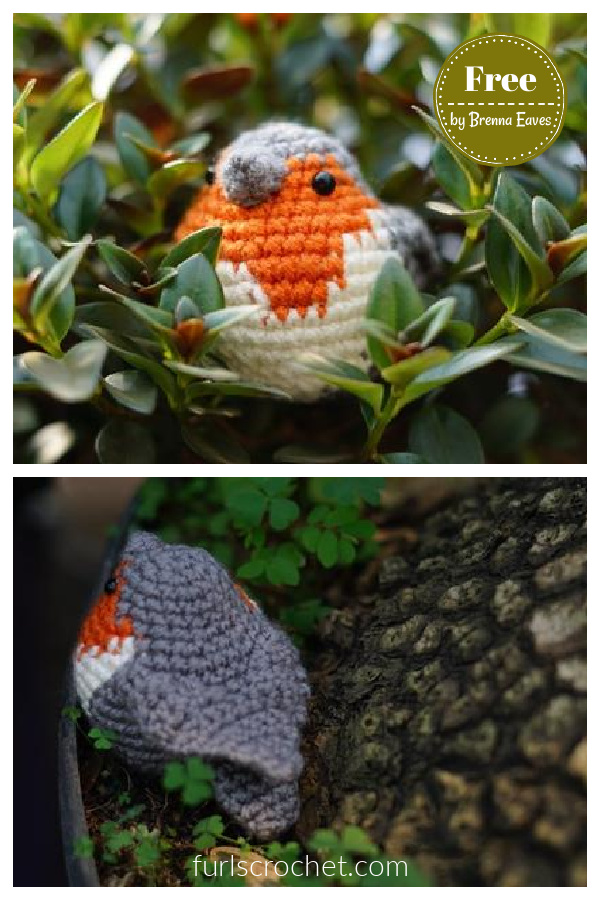 English Robin Free Crochet Pattern