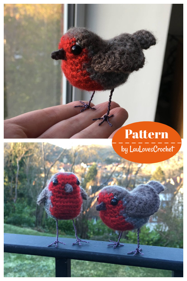 Lifelike Robin Crochet Pattern