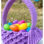 Mermaid Easter Basket Free Crochet Pattern