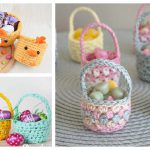 Mini Easter Basket Crochet Patterns