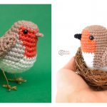 Robin Bird Amigurumi Crochet Patterns