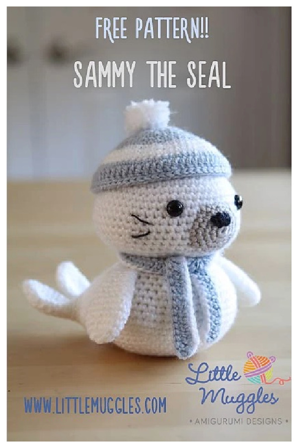 Sammy the Seal Amigurumi Free Crochet Pattern