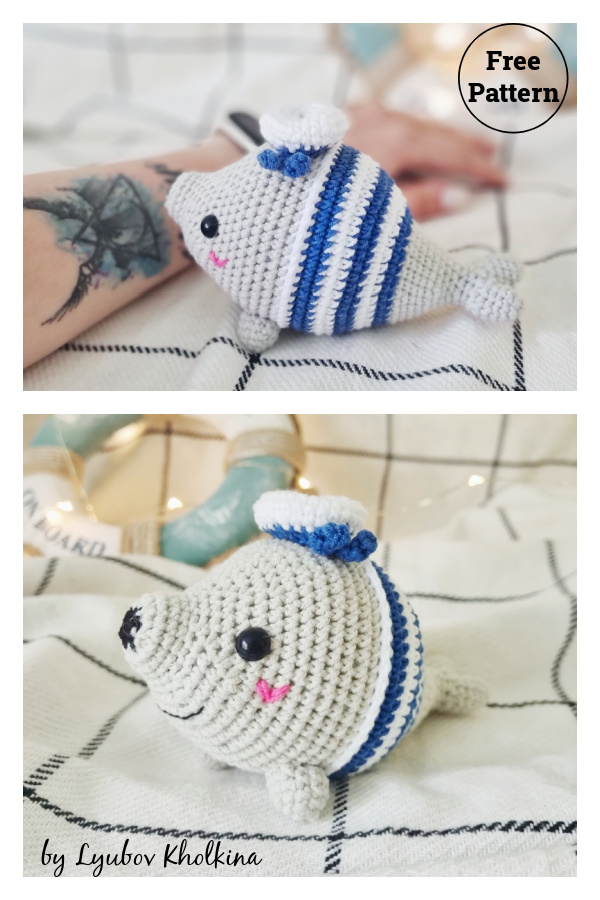 Seal Baby Amigurumi Free Crochet Pattern