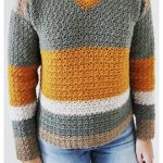 SubLime V-Neck Sweater Free Crochet Pattern