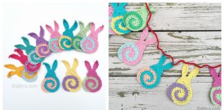Swirly Easter Bunny Free Crochet Pattern