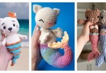 8 Purrmaid Mermaid Cat Amigurumi Crochet Patterns
