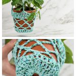Aloft Plant Holder Free Crochet Pattern