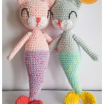 Amigurumi Mermaid Cat Doll Free Crochet Pattern