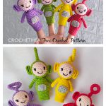 Amigurumi Teletubbies Finger Puppet Free Crochet Pattern