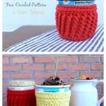 Beginner-Friendly Ice Cream Cozy Free Crochet Pattern and Video Tutorial