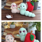 Book Worm Crochet Pattern