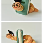 Bookworm Amigurumi Crochet Pattern