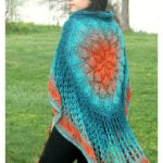 Embossed Circular Poncho Crochet Pattern