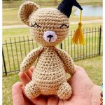 Graduation Celebration Bear Free Crochet Pattern