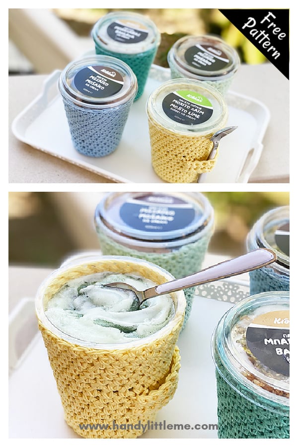 Ice Cream Cozy Free Crochet Pattern