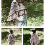 Lace Mesh Mandala Asymmetrical Circular Poncho Crochet Pattern