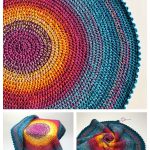 No Wool Left Behind Scrap Rug Free Crochet Pattern