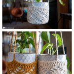 Plant Hanger Free Crochet Pattern and Video Tutorial