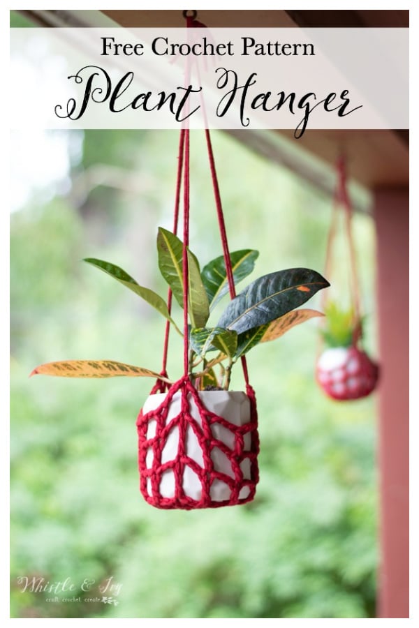 Plant Hanger Free Crochet Pattern