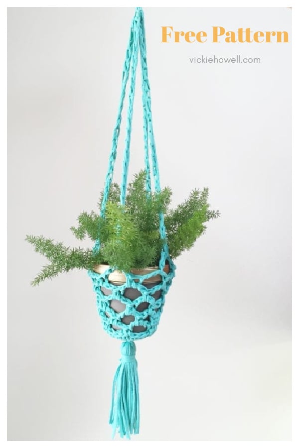 Planter Hanger Free Crochet Pattern