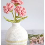 Rose Vase Crochet Pattern