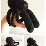 Spider Finger Puppet Free Crochet Pattern