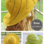 Sunsational Sun Hat Free Crochet Pattern