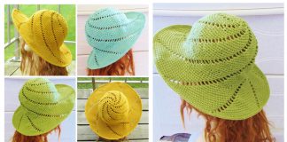 Sunsational Sun Hat Free Crochet Pattern