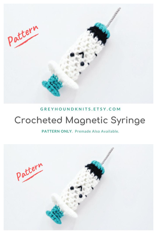 Syringe Amigurumi Crochet Pattern