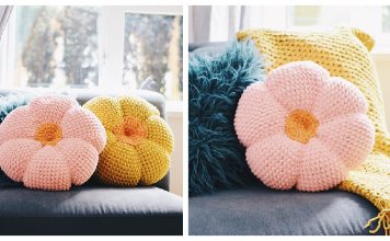 The Retro Throw Pillow Free Crochet Pattern