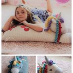 Unicorn Pillow Crochet Pattern