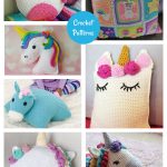 Unicorn Pillow Crochet Patterns