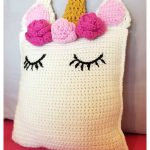 Unicorn Pillow Friend Free Crochet Pattern