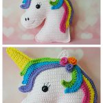 Unicorn Plush Pillow Crochet Pattern