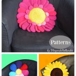 Amazing Flower Pillow Crochet Patterns