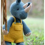 Amigurumi Rhino Free Crochet Pattern