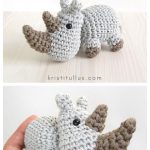 Amigurumi Small Rhino Free Crochet Pattern