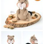 Amigurumi Woody the Beaver Free Crochet Pattern