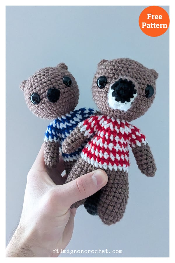 Baby Boris the Beaver Free Crochet Pattern