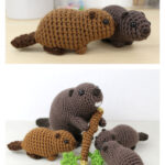 Baby beaver Free Crochet Pattern