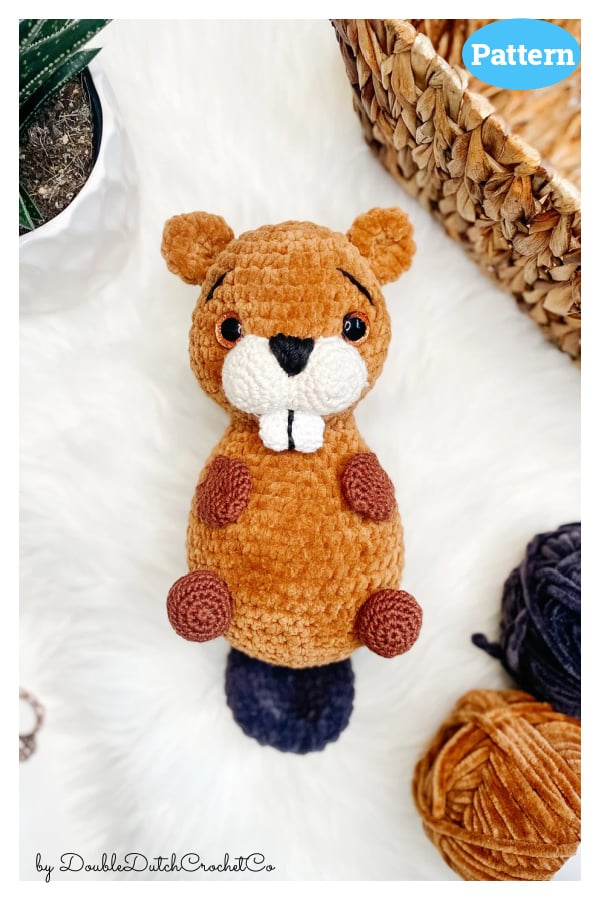 Bucky Beaver Crochet Pattern